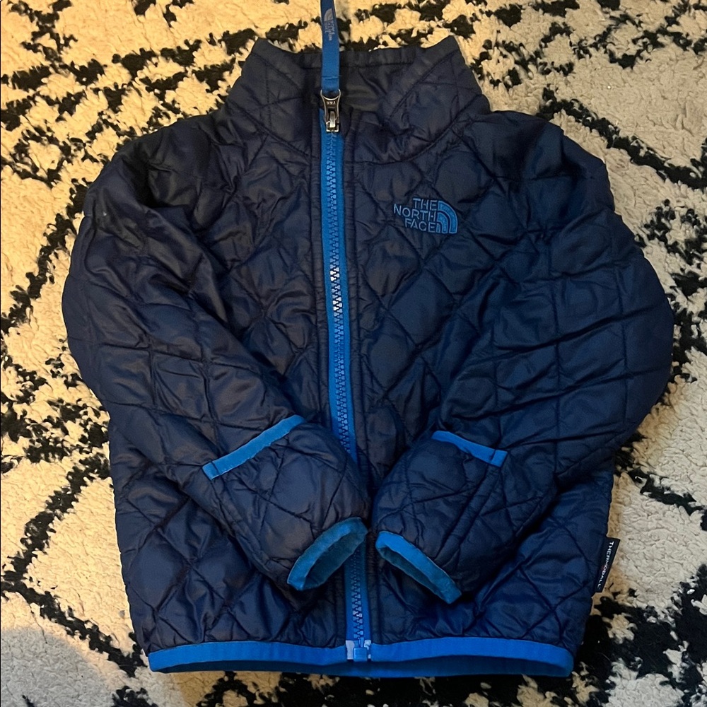 The North Face Navy Quilted Jacket